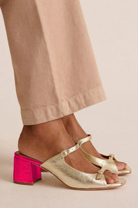 Women's Shimmering Strappy Evening Sandals