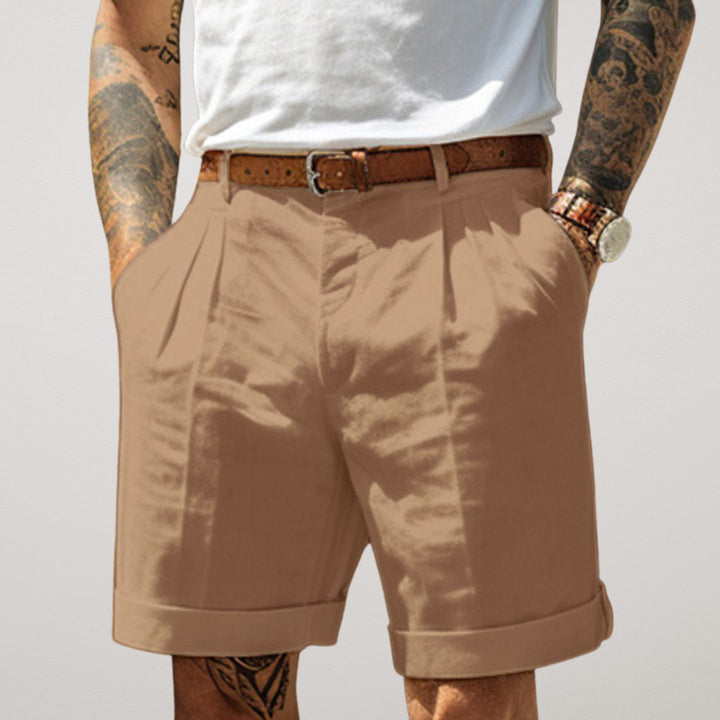 Mercer Pleated Summer Shorts