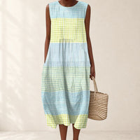 Women's Flowing Relaxed Knee Length Dress