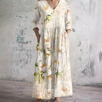 Women's Flowing Floral Summer Dress
