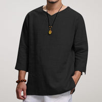 Linen V-Neck Shirt