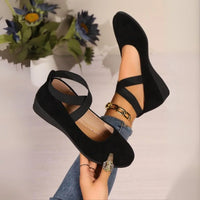 Women's Supportive Closed Wedge Flats