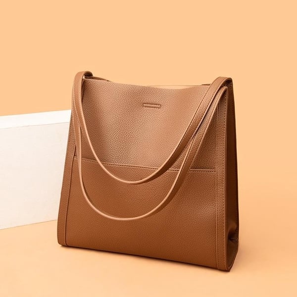 Women's Vertical Multi-Pocket Shoulder Bag