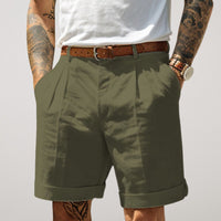 Mercer Pleated Summer Shorts