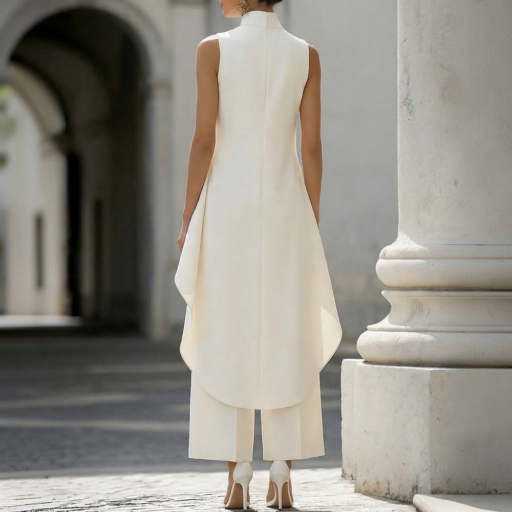 Women's High Neck Wide Leg Jumpsuit