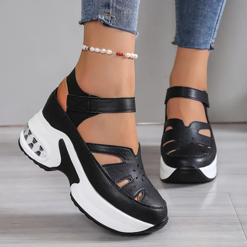 Women's Supportive Arch Platform Walking Sandals