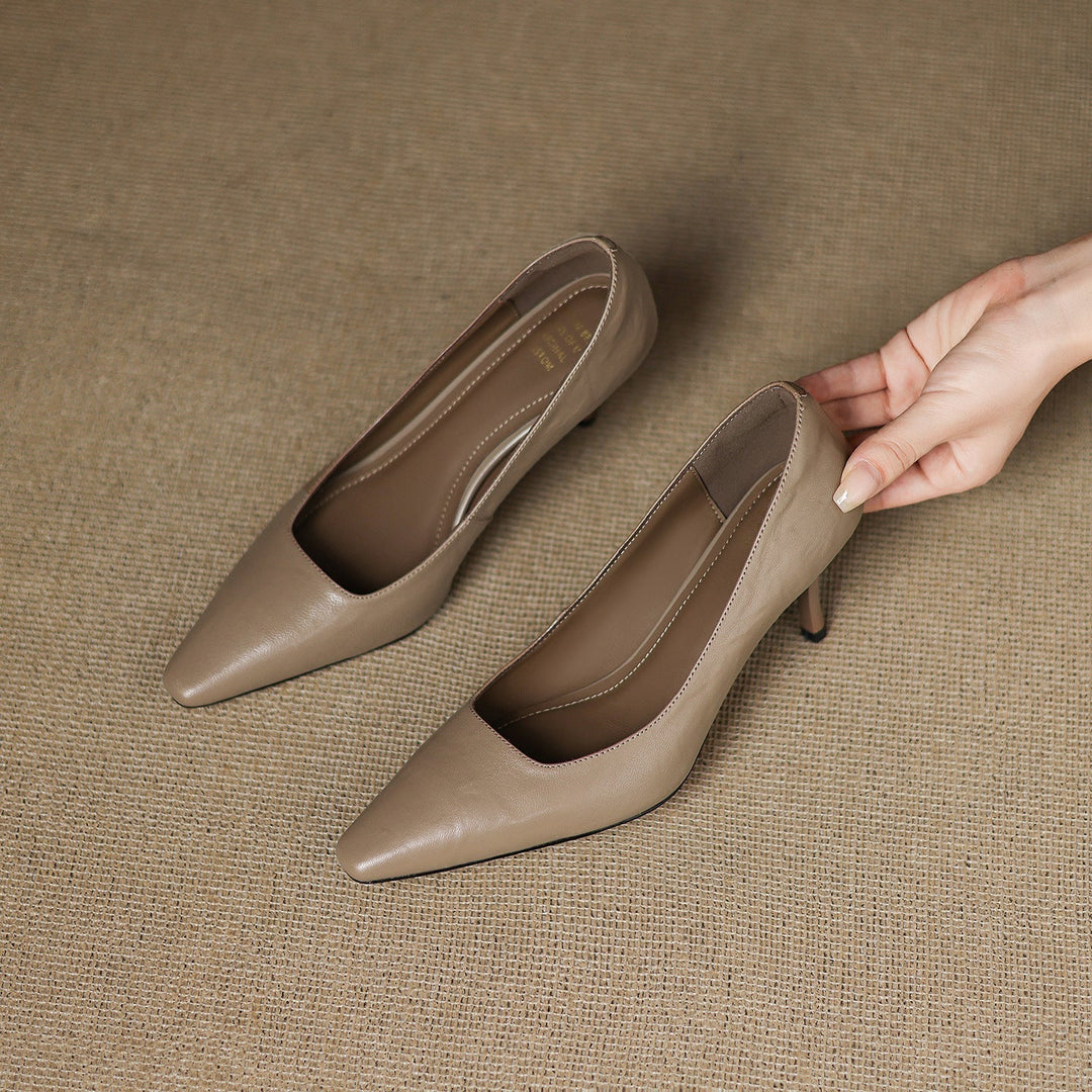 Women's Pointed Toe Cushioned Insole Stiletto Pumps