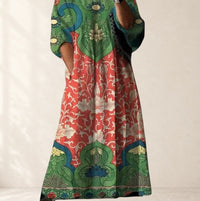 Women's Sleeveless A-Line Midi Dress