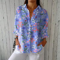 Women's Whimsical Animal Print Blouse