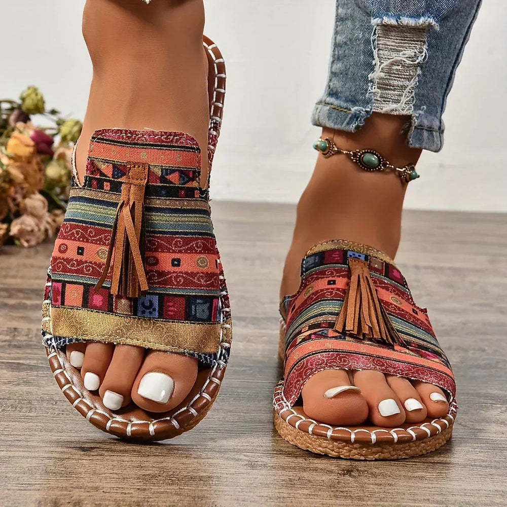 Women's Contoured Footbed Adjustable Strap Sandals