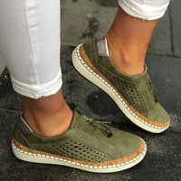 Women's Supportive Breathable Slip-On Flats