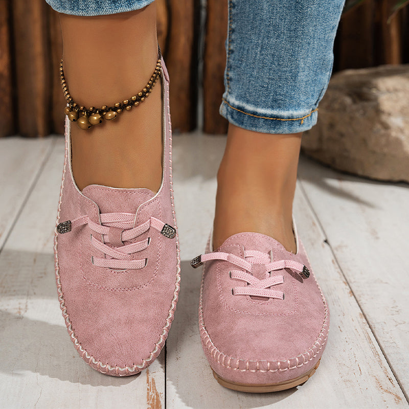 Women's Cushioned Flexible Sole Slip On Loafers