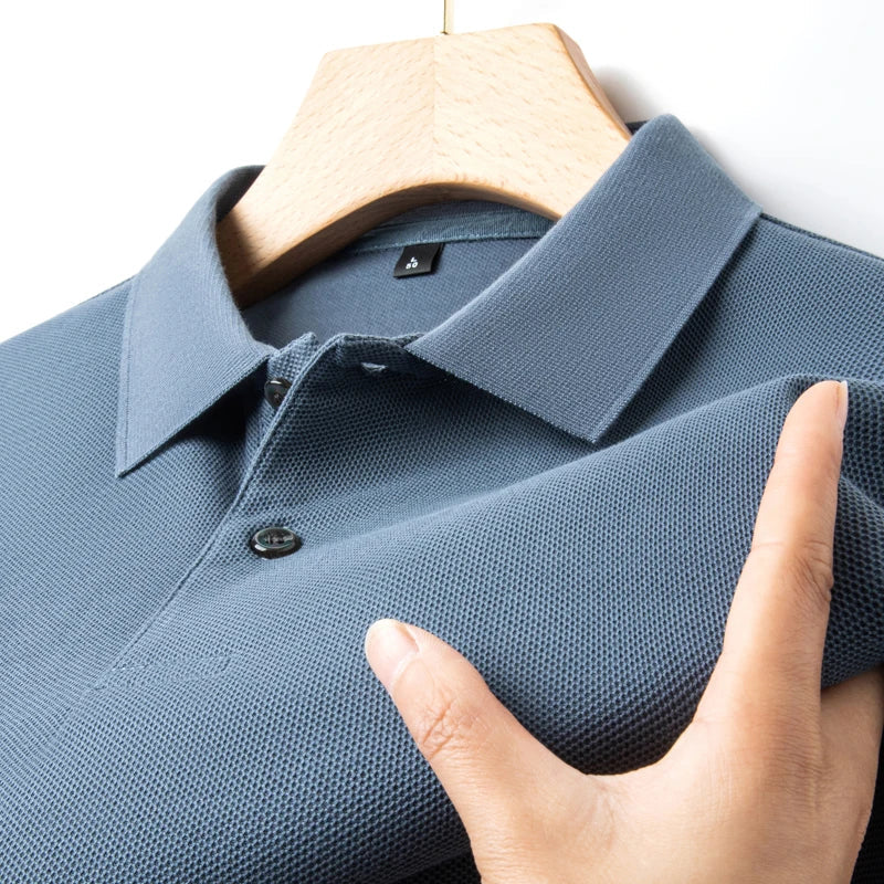 Casual Summer Cotton Breathable Polo Shirt